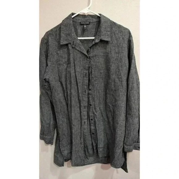Women's long sleeve shirt by Eileen Fisher in size XL - Picture 1 of 7